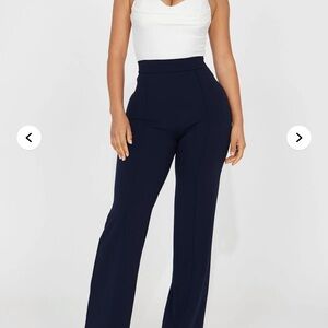 Elegant Navy Women's Pants
